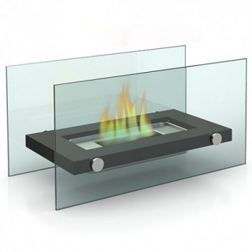 Cheminee de table au bioethanol 25 x 20 x 21 cm - Cheminée de table au  bioéthanol (25,5 x 20 x 21 cm), VavaBid